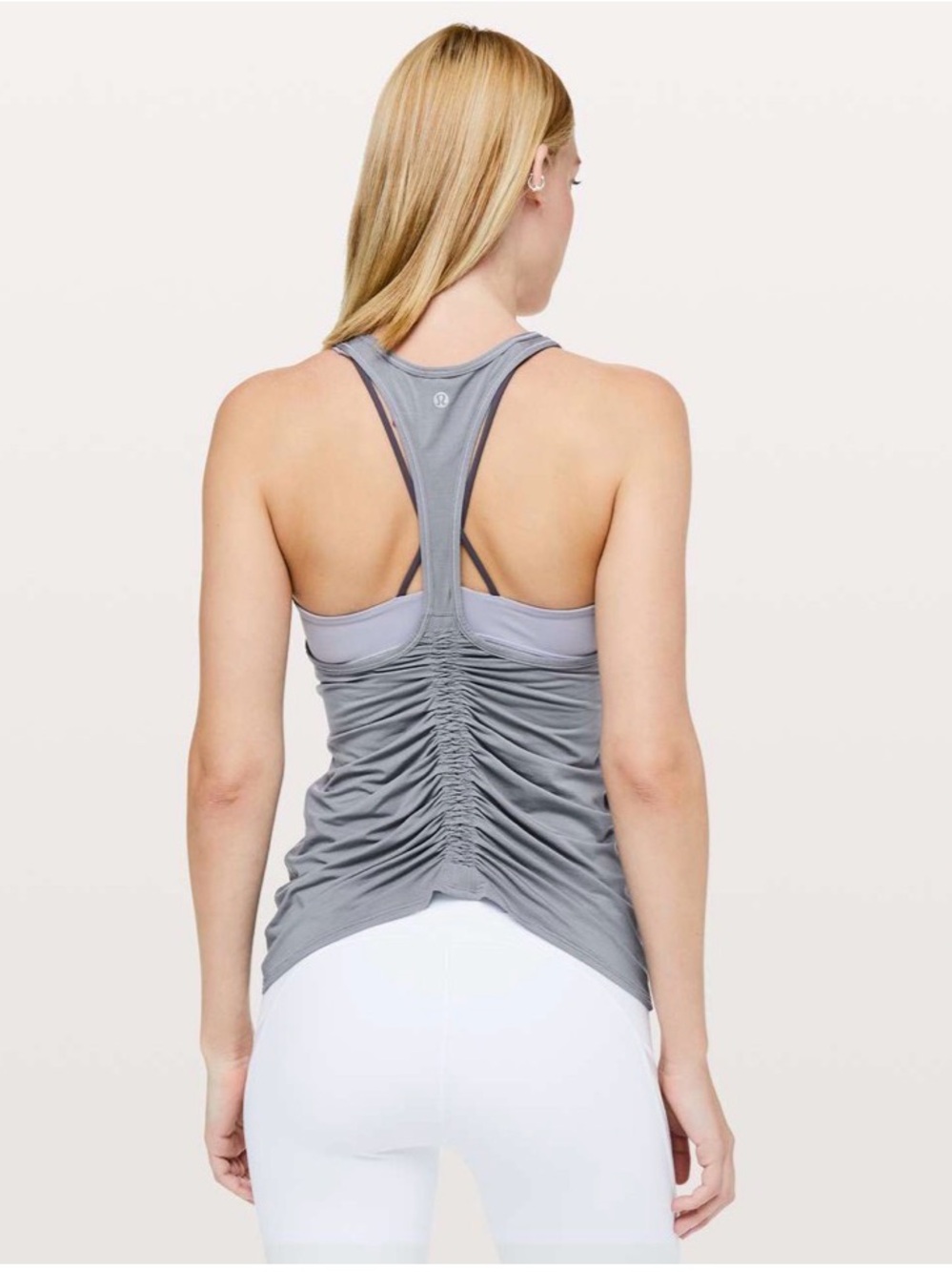 lululemon athletica deep stretch Racerback Tank Top- lilac stone